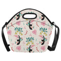 Toucans In Pink Neoprene Lunch Bag/Large (Model 1669) One Size Neoprene Lunch Bag animal Printed Offshore