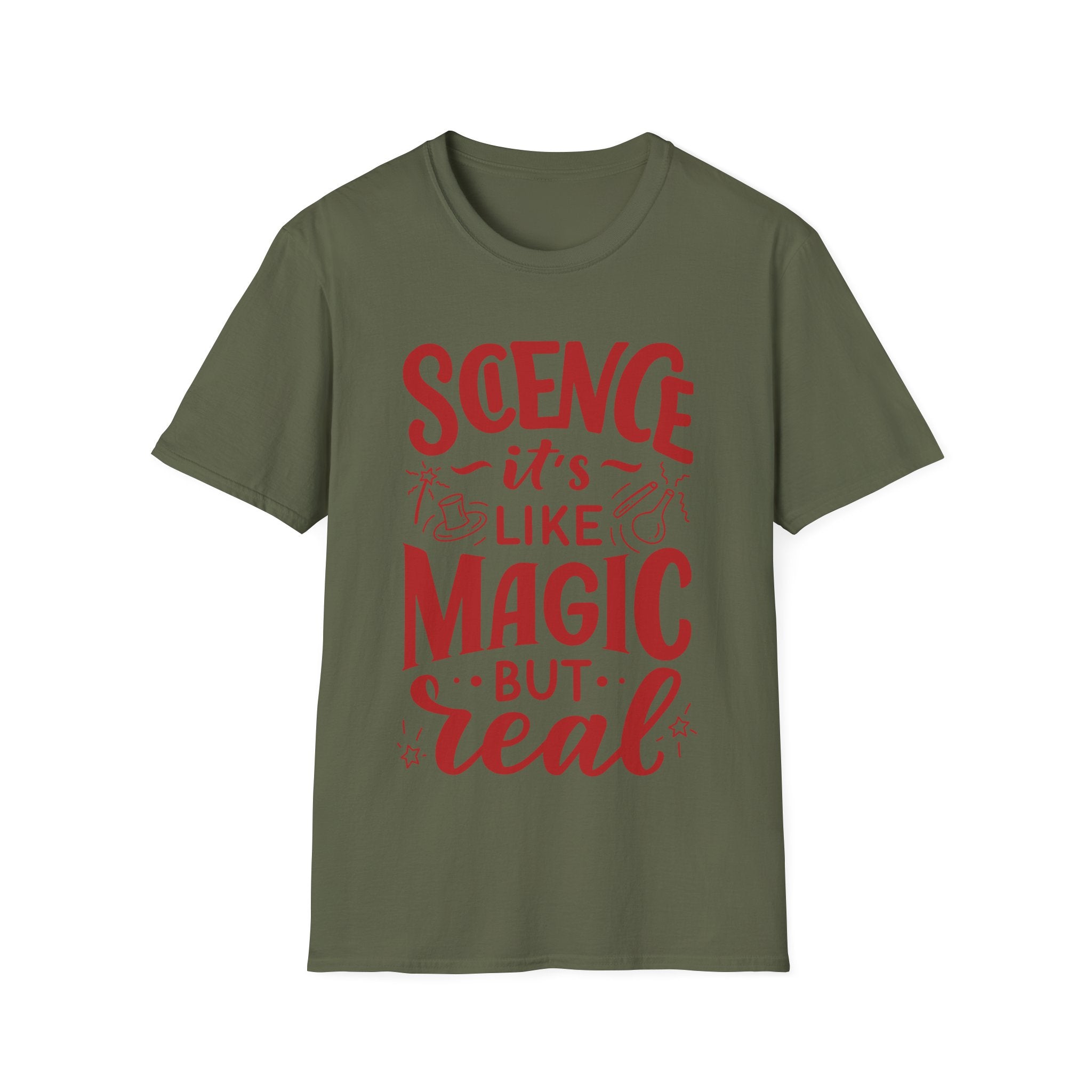 Science, It's Like Magic But Real - Unisex Softstyle T-Shirt
