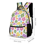 Pastel Flowers Backpack, Lunch Bag & Pencil Case Set