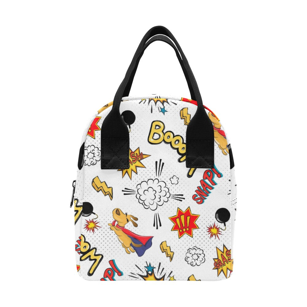 Superdog - Zipper Lunch Bag One Size Zipper Lunch Bag Printed Offshore