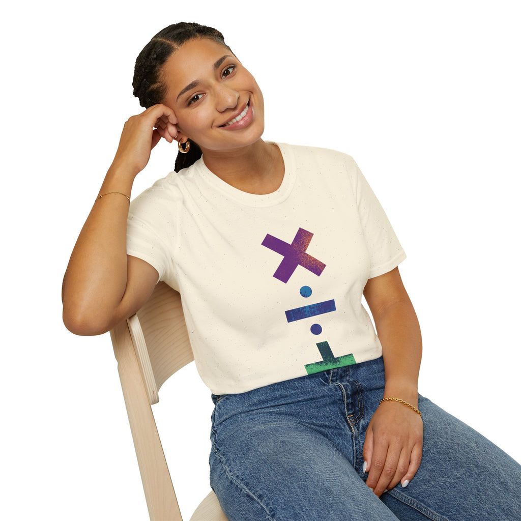 Maths Symbols - Unisex Softstyle T-Shirt