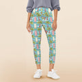 Summer Surf Women's High Waist Pockets Yoga Leggings 5XL Women's High Waist Pockets Yoga Leggings Printed Offshore Surf