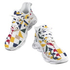 Colourful Geometric Women's Twisted Sole Sneakers