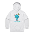 Make Every Day A Happy Earth Day - Womens Hoodie White Marle Womens Hoodie Environment Printed In Australia