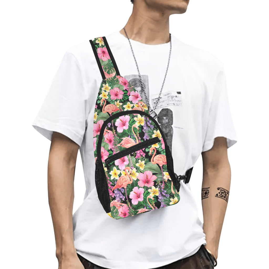 Flamingo Jungle - Chest Bag