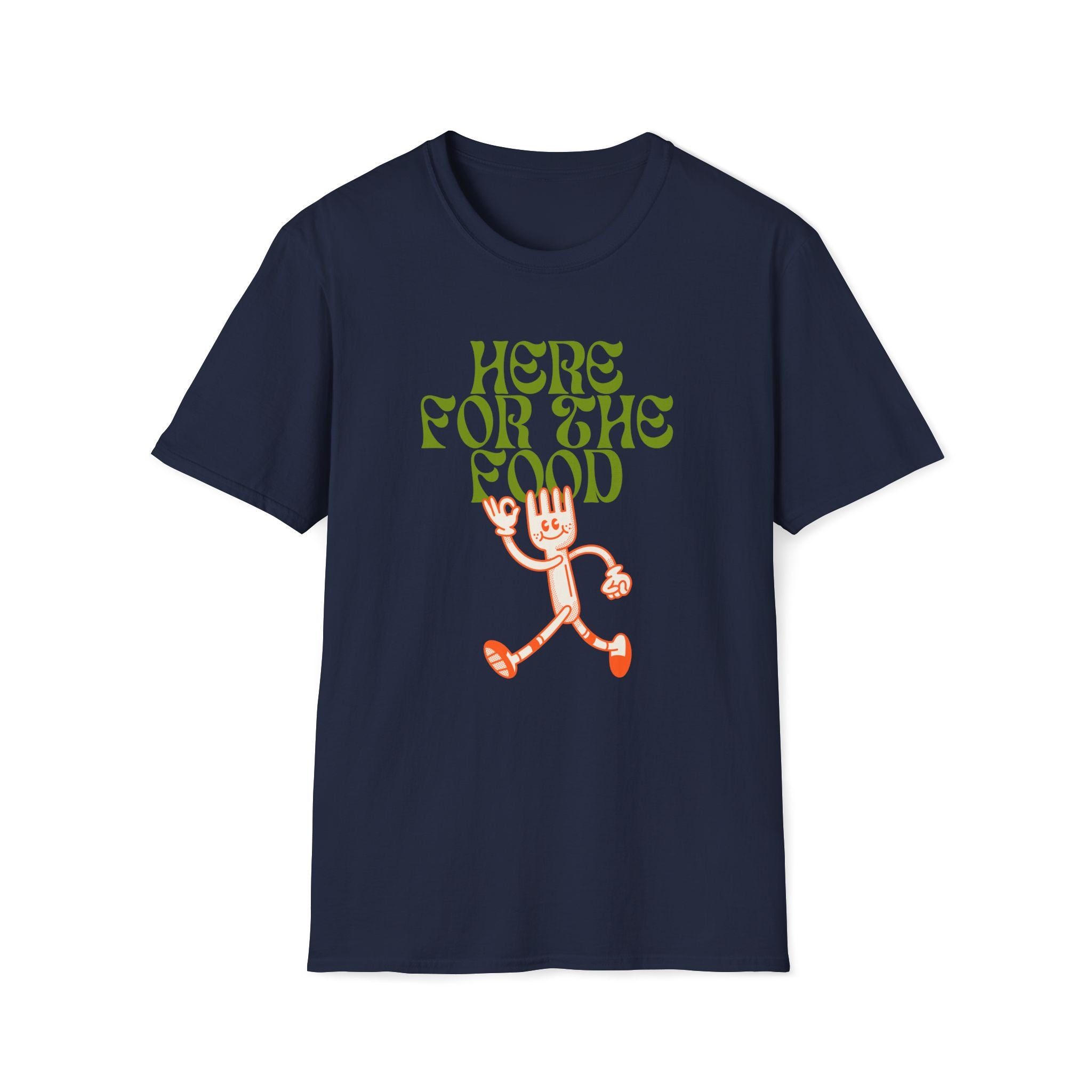 Here For The Food - Unisex Softstyle T-Shirt