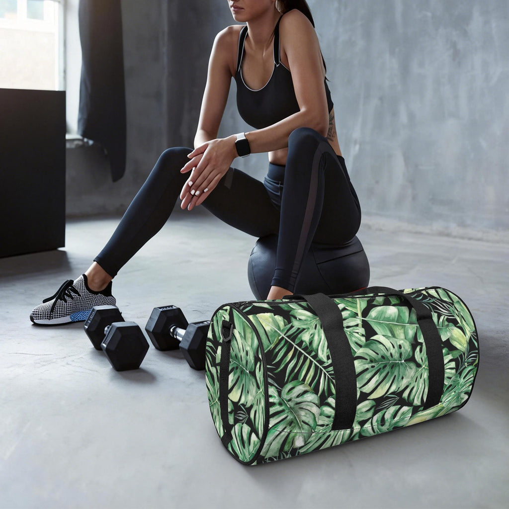 Jungle Leaves Duffle Bag Duffle Bag Printed Offshore