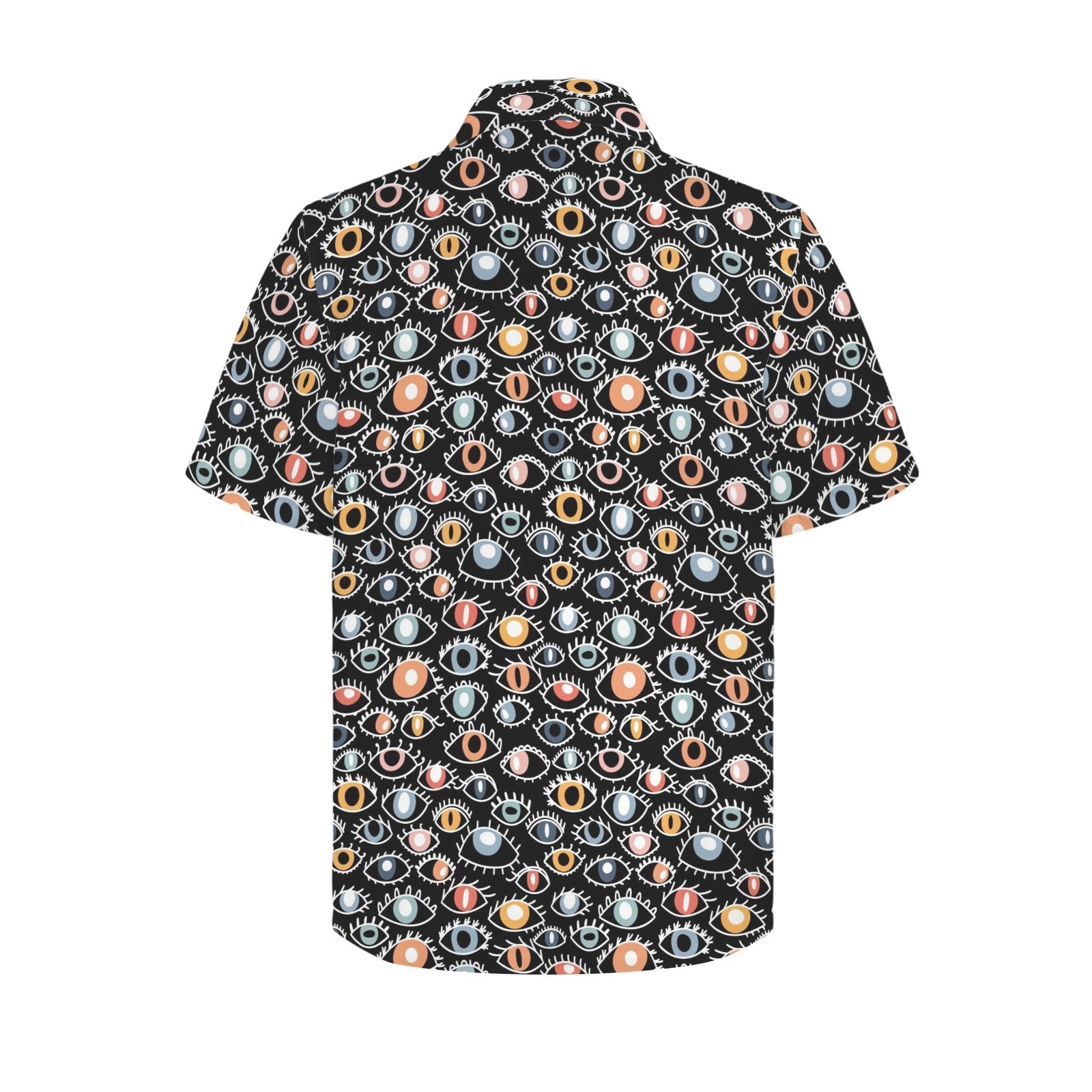 Eyes On Black Men's Short Sleeve Hawaiian Shirt Men's Hawaiian Shirt (New) Printed Offshore