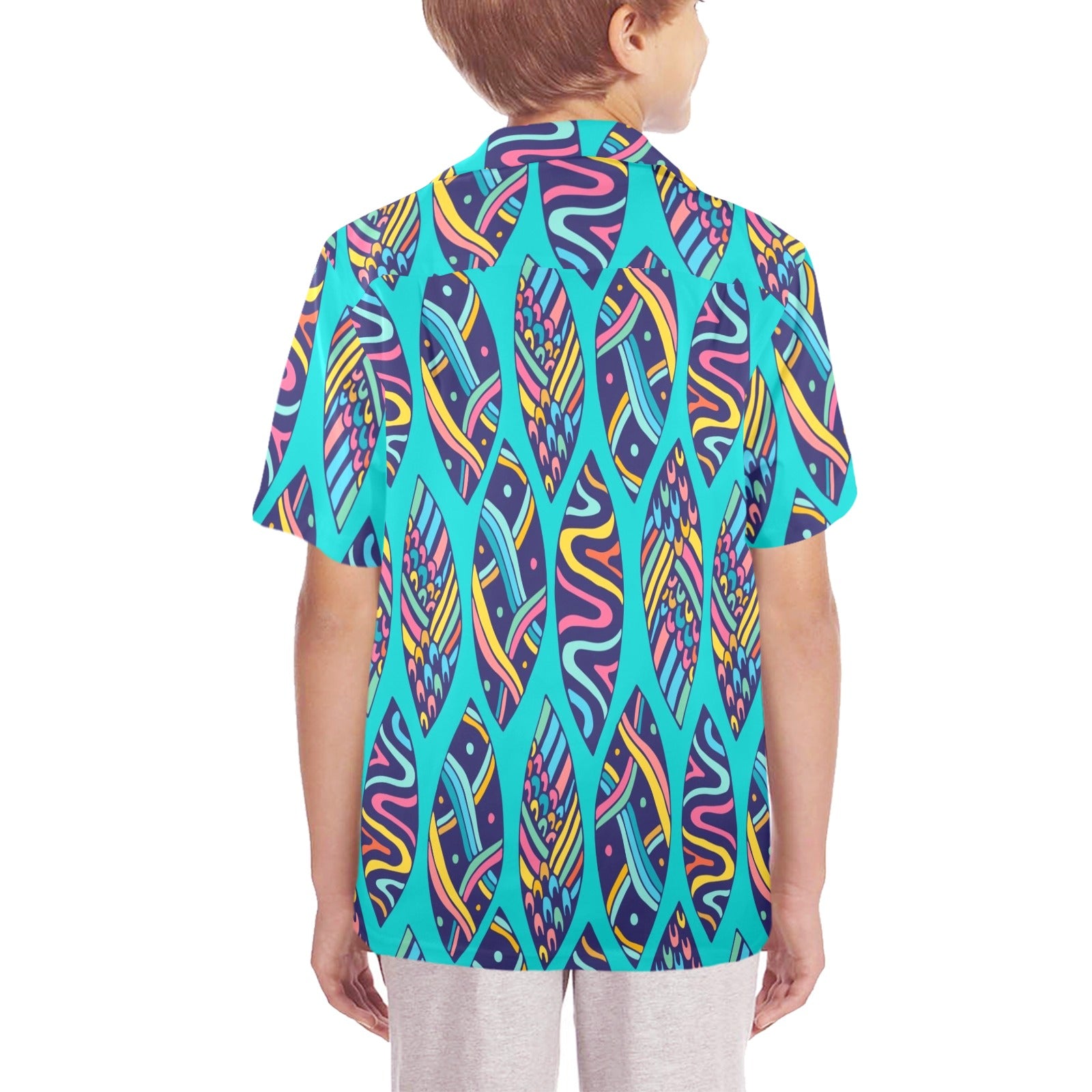 Surfboards - Senior Kids Hawaiian Shirt