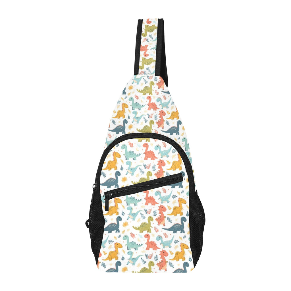 Cute Colourful Dinosaurs Chest Bag Cross Body Chest Bag animal Printed Offshore