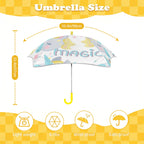 Cute Magic Unicorn Kids Safe Round Corner Umbrella Kids Safe Round Corner Umbrella animal Printed Offshore
