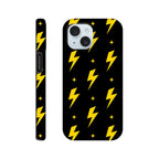 Yellow Lightning - Apple iPhone Tough case iPhone 15 iPhone Tough Case comic Globally Fulfilled