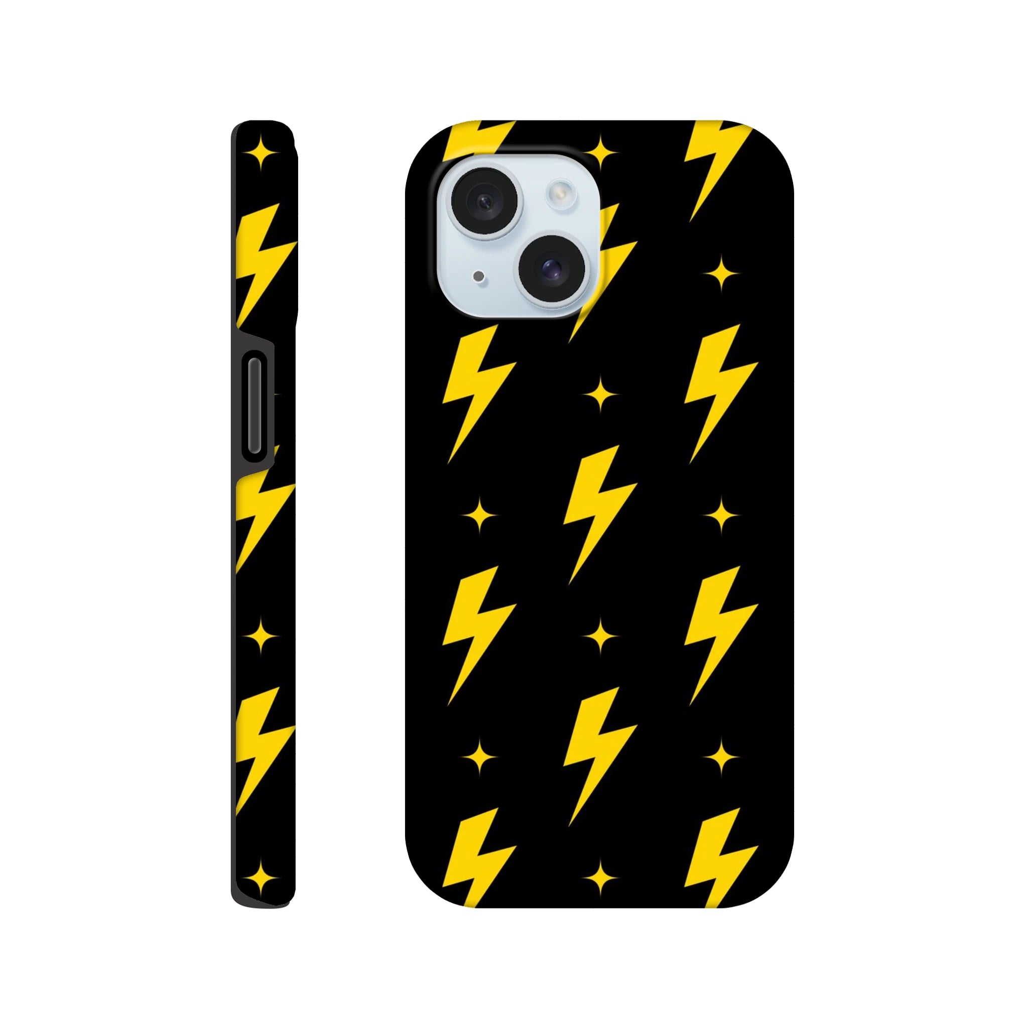 Yellow Lightning - Apple iPhone Tough case iPhone 15 iPhone Tough Case comic Globally Fulfilled