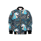 Cute Little Unicorn Kids Bomber Jacket XL Kids Bomber Jacket animal Printed Offshore