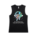 All We Need Is Love, Guitar Playing Astronaut - AS Colour Women's Maple Tank