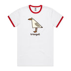 Triangull Geometry Seagull AS Colour Staple Ringer Tee