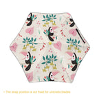 Toucans In Pink Kids Safe Round Corner Umbrella Kids Safe Round Corner Umbrella animal Printed Offshore