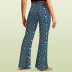 UFO's And Aliens High Waist Crossover Tummy Control Flare Leggings High Waist Flare Leggings Printed Offshore Sci Fi