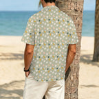 Chicken Life Men's Crinkle Hawaiian Shirt