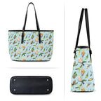 Parrots PU Leather Tote Bag Large Leather Tote Bag-Large animal Printed Offshore