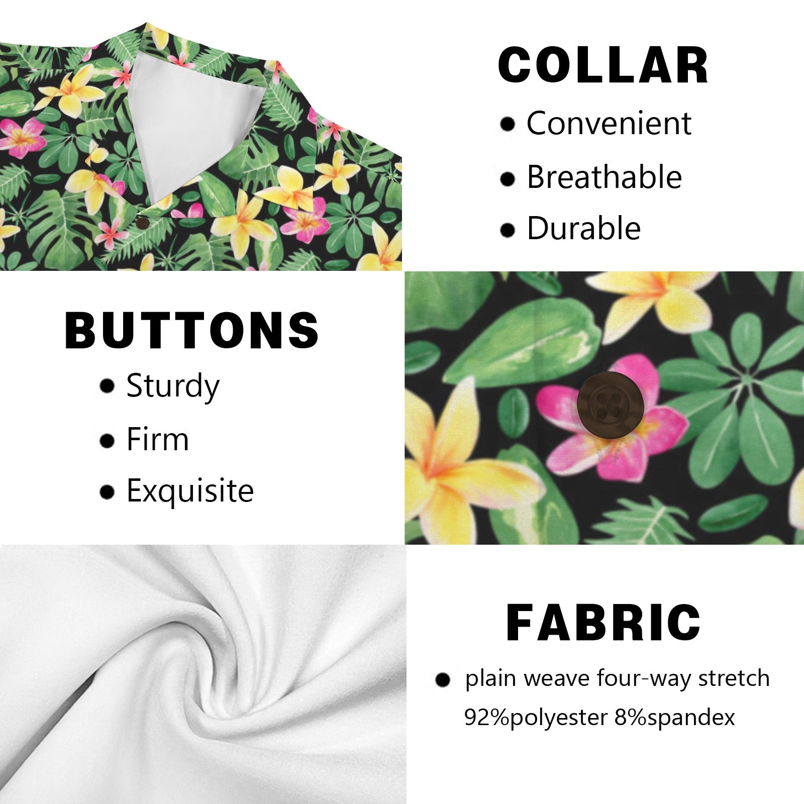 Frangipani - Men's Hawaiian Shirt (Model T87)