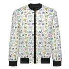 Camping Life Men's Casual Zip‑Up Bomber Jacket