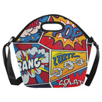 Comic Book - Neoprene Lunch Bag Neoprene Lunch Bag Printed Offshore