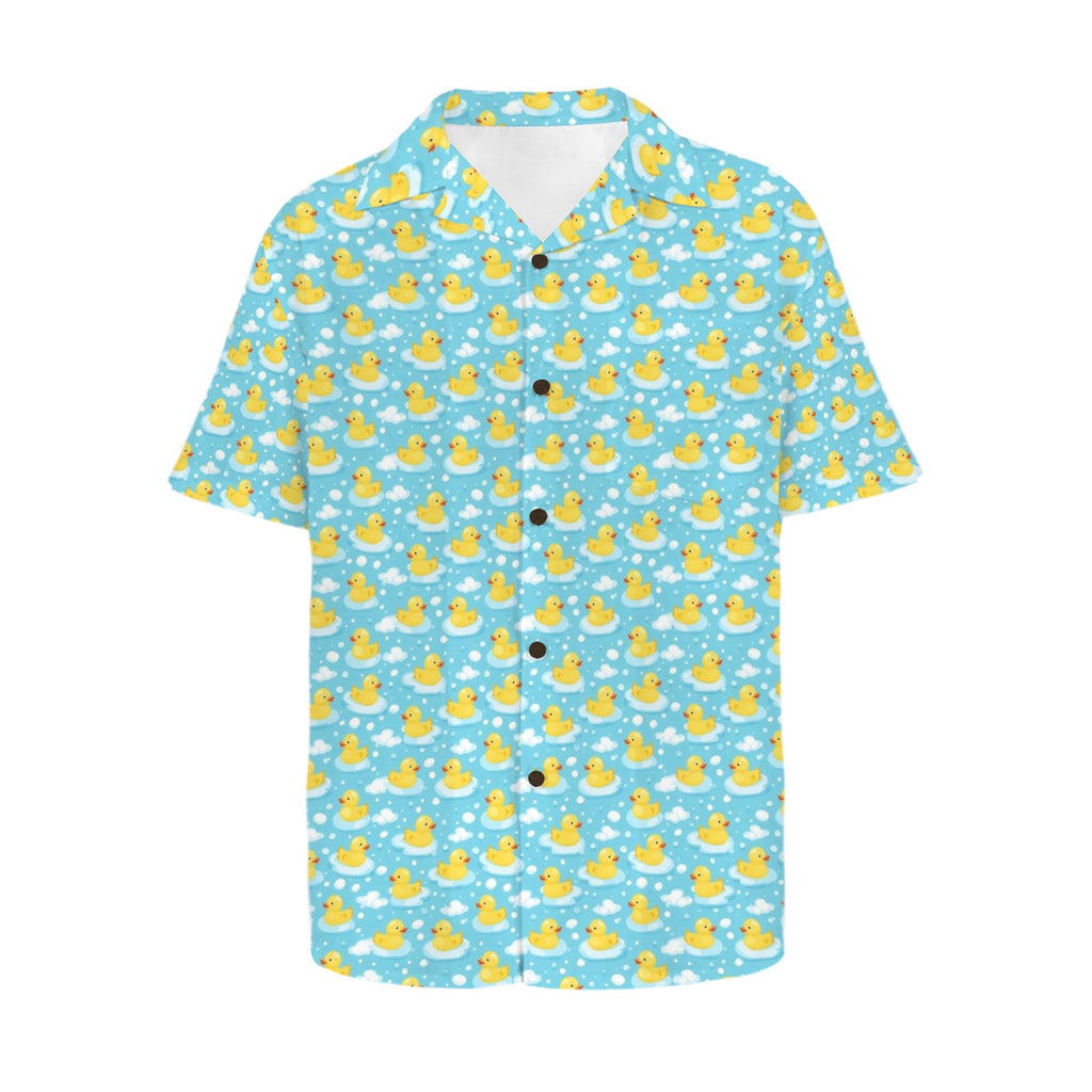 Rubber Ducks Men's Short Sleeve Hawaiian Shirt