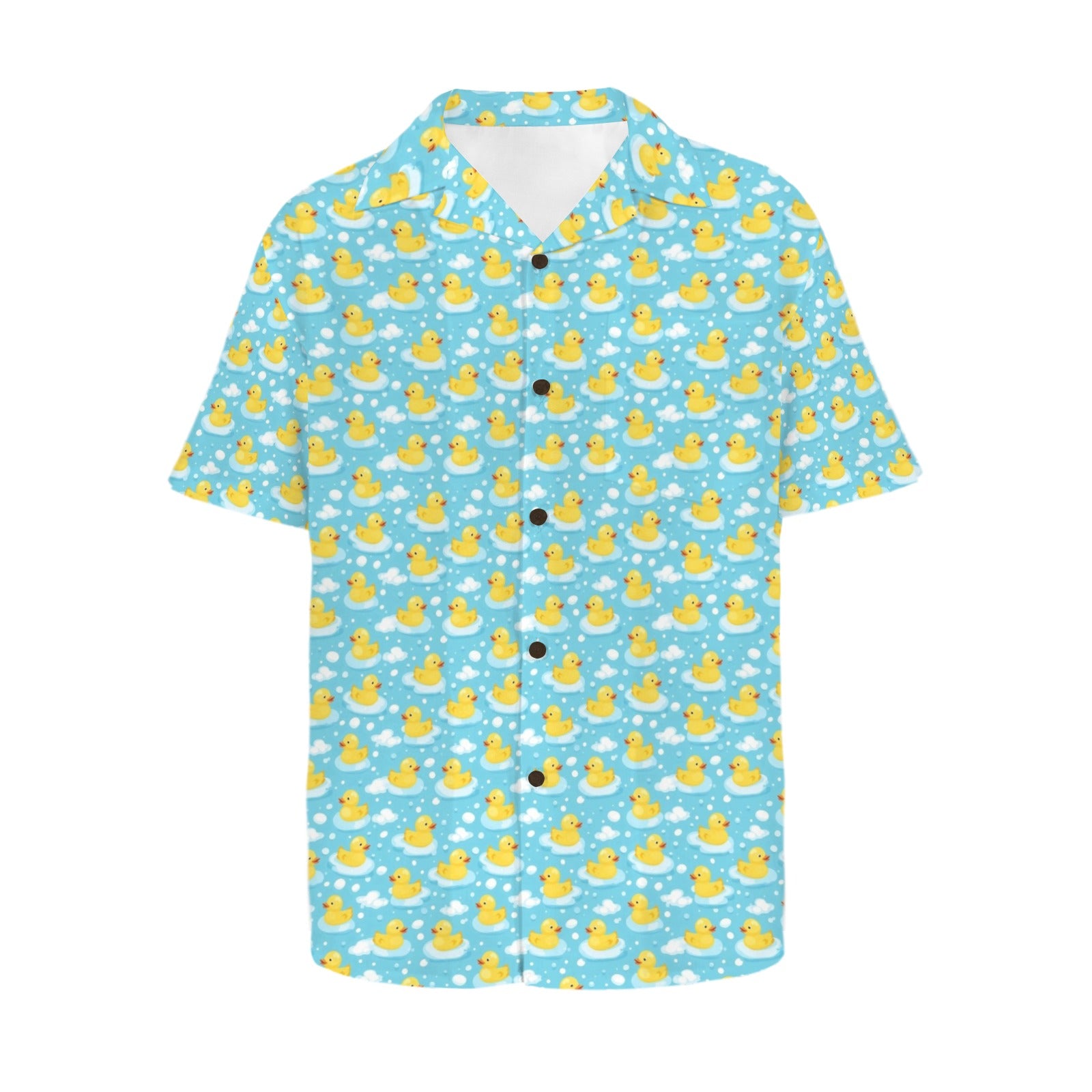 Rubber Ducks Men's Short Sleeve Hawaiian Shirt