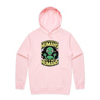 Alien, I'm Not Saying It Was Humans - Mens Hoodie Pink Mens Hoodie Printed In Australia Sci Fi