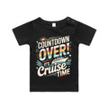 Countdown Over, It's Cruise Time Baby Cruise T-shirt Black Baby Cruise T-shirt Cruise Printed In Australia