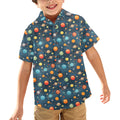 Galaxy Junior Kids Hawaiian Shirt 6-7Y Junior Kids Hawaiian Shirt 2-7 Printed Offshore