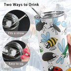 Little Creatures - 20oz Tall Skinny Tumbler with Lid and Straw