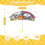 Sticker Music Kids Safe Round Corner Umbrella Kids Safe Round Corner Umbrella Music Printed Offshore