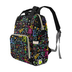 Math Scribbles - Multi-Function Backpack, Nappy / Diaper Bag