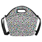 Animal Print In Colour - Neoprene Lunch Bag Neoprene Lunch Bag Printed Offshore