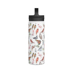Birds Of A Feather Stainless Steel Water Bottle, Handle Lid Stainless Steel Water Bottle With Handle Lid animal Birds Globally Fulfilled