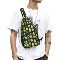 Cute Avocados Chest Bag One Size Cross Body Chest Bag Food Printed Offshore