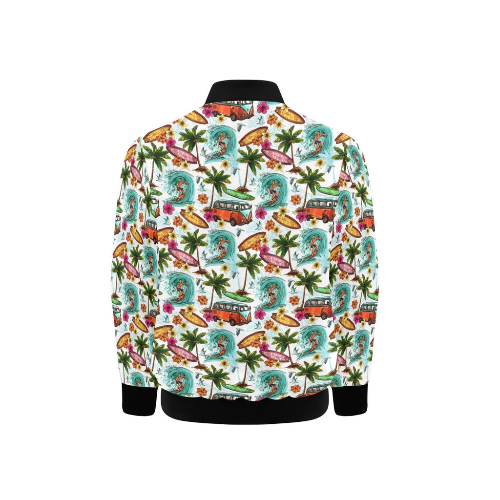 Surfing Safari Kids Bomber Jacket