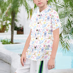 Under The Sea Senior Kids Hawaiian Shirt