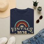Turning 50 Vintage 1976 Aged To Perfection Unisex T-Shirt Unisex Adult T-shirt Birthday Globally Fulfilled