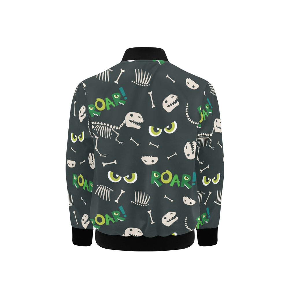 Dinosaur Roar Kids Bomber Jacket Kids Bomber Jacket animal Printed Offshore