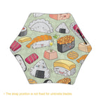Sushi Characters Kids Safe Round Corner Umbrella Kids Safe Round Corner Umbrella Food Printed Offshore
