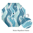 Ocean Waves Umbrella Umbrella Ocean Printed Offshore Surf