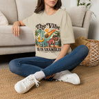 The Vibe Is In Shambles Dinosaur Extinction Unisex T-Shirt Sand Unisex Adult T-shirt animal Globally Fulfilled