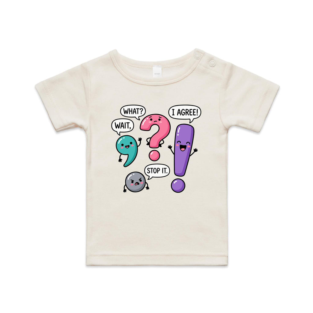 Funny Punctuation AS Colour Baby T-shirt