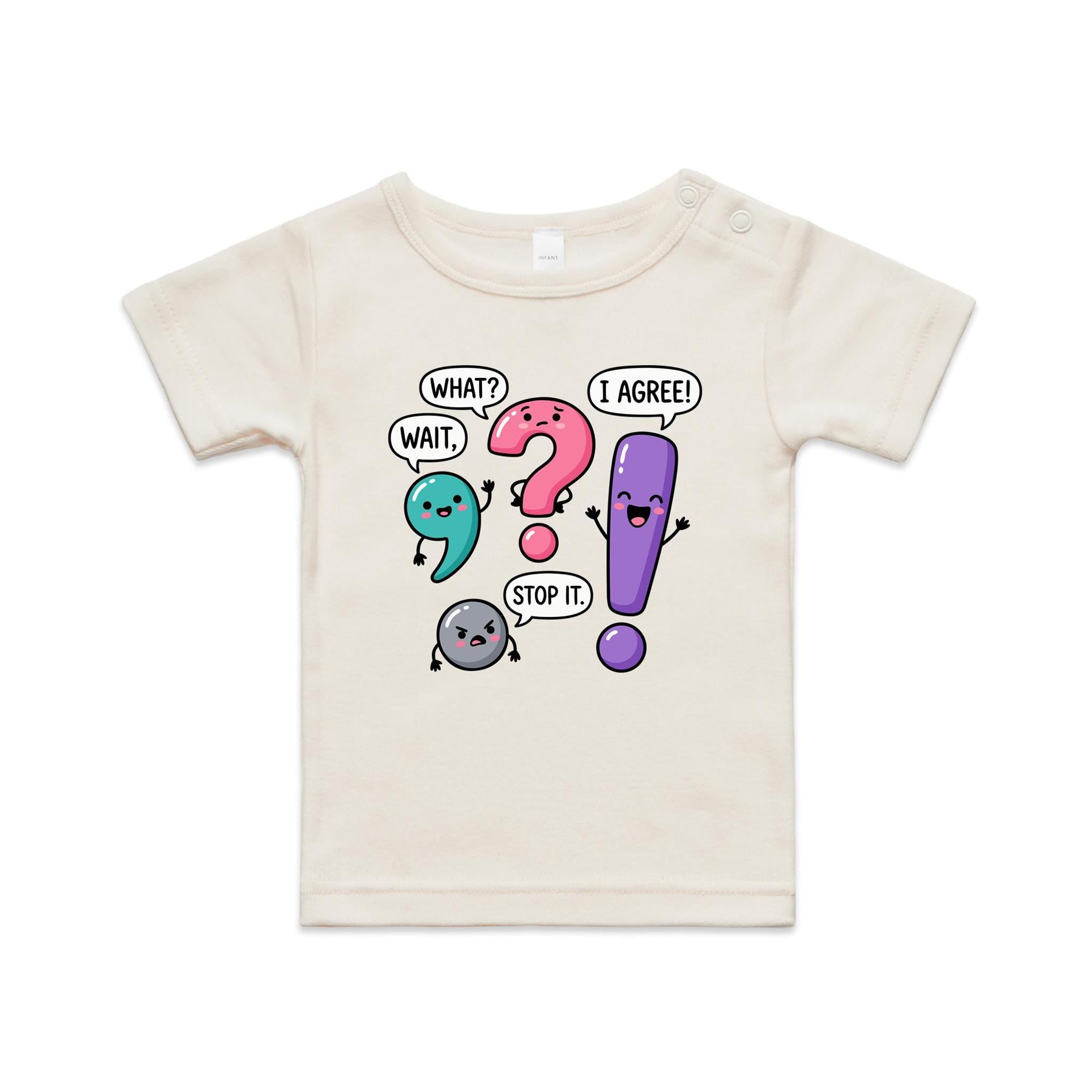 Funny Punctuation AS Colour Baby T-shirt