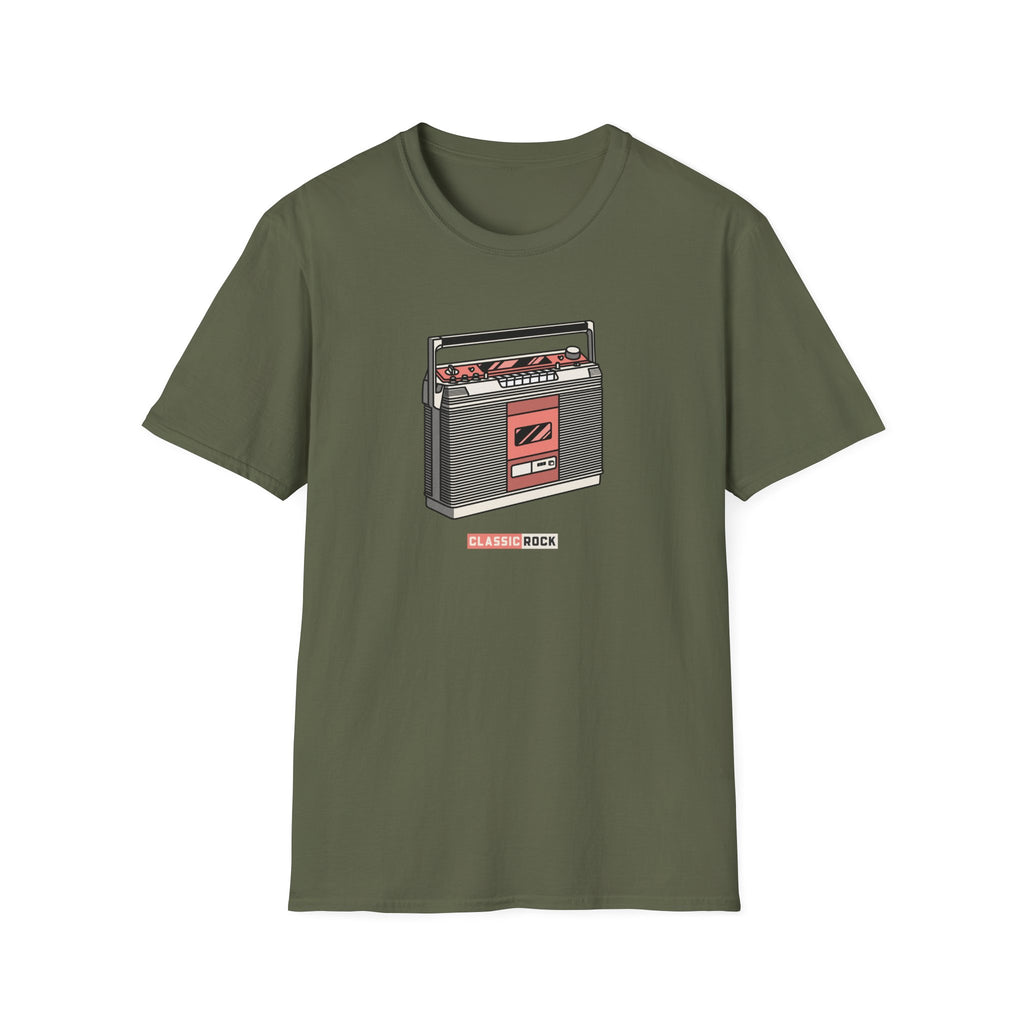 Classic Rock, Cassette Player - Unisex Softstyle T-Shirt