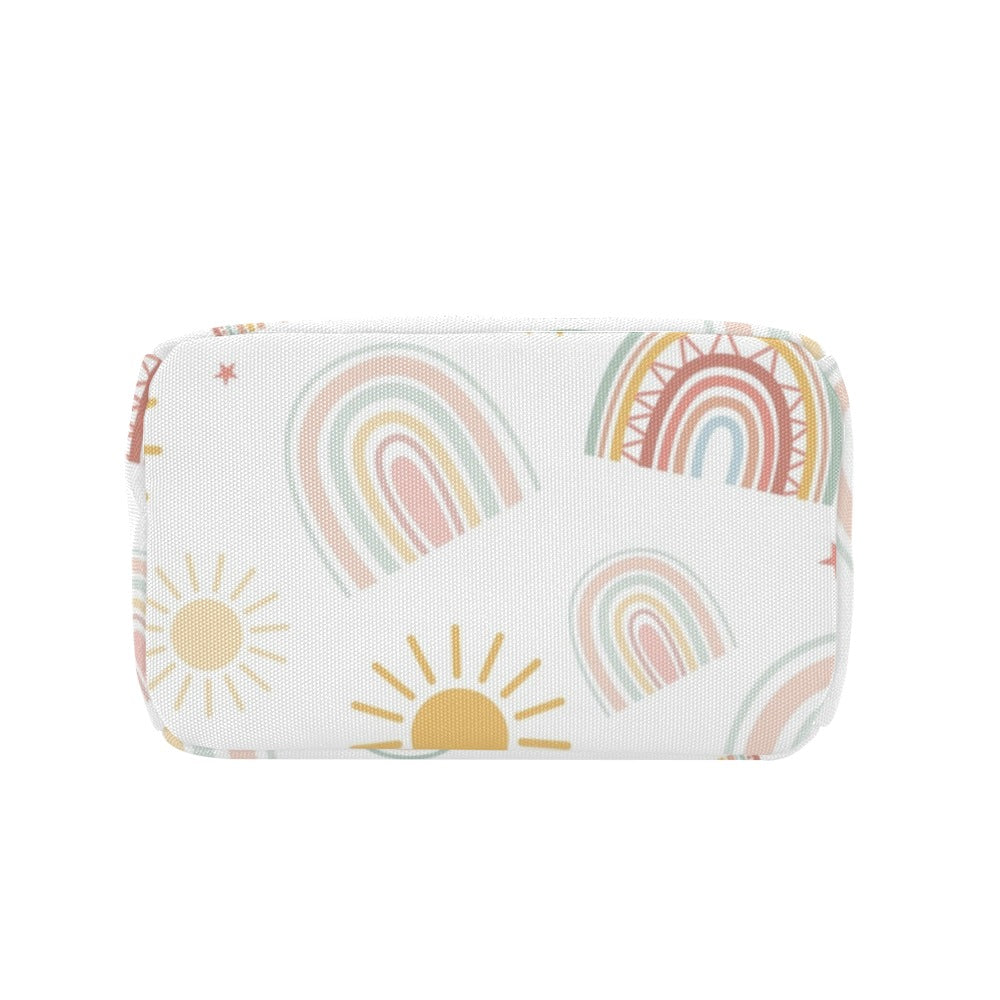 Pastel Rainbows - Zipper Lunch Bag Zipper Lunch Bag Printed Offshore