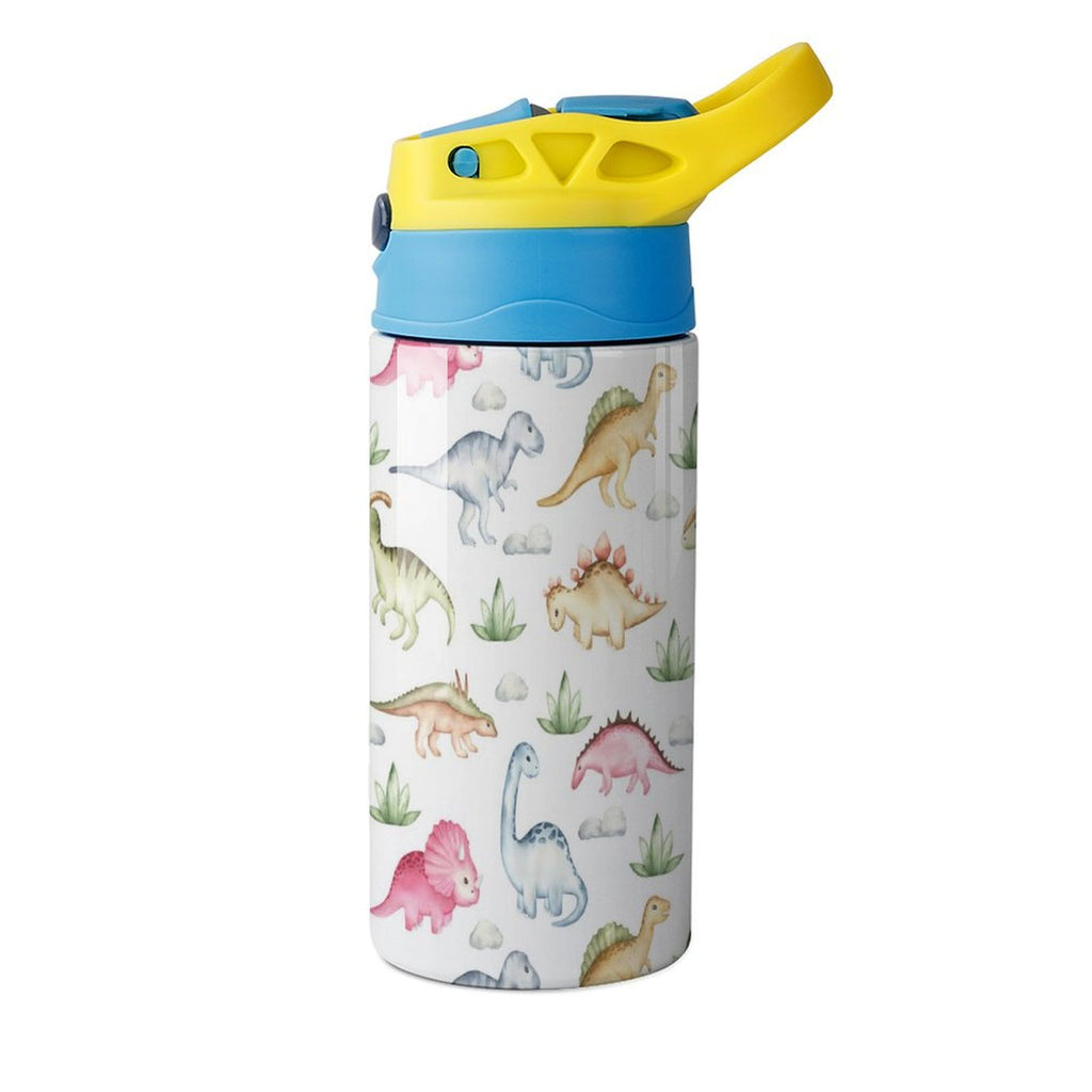Cute Dinosaurs - Little Kids Water Bottle Little Kids Water Bottle animal Printed Offshore